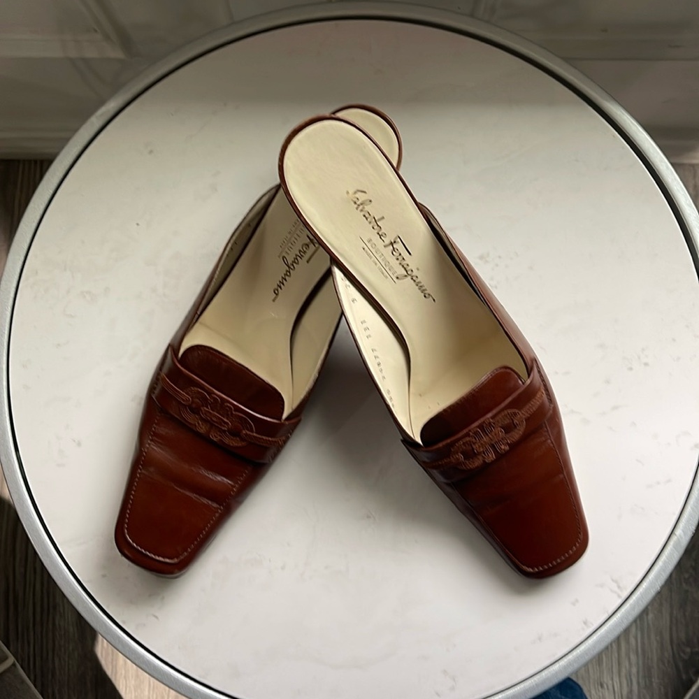 Salvatore Ferragamo leather shoes